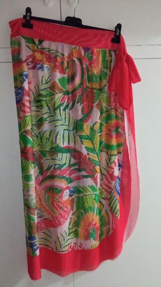 Falda Pareo Multicolor Talla Única