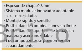 Conjunto Taller 7 Módulos S/Inox Alyco