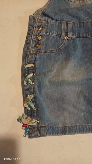 Saia de ganga com peitilho