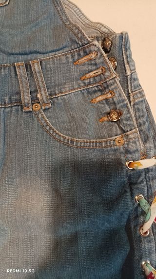 Saia de ganga com peitilho