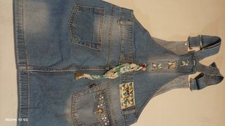 Saia de ganga com peitilho