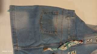 Saia de ganga com peitilho