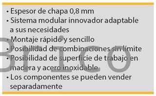 Conjunto Taller 5 Módulos S/Acero Inox Alyco 199008