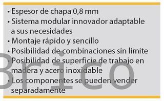 Conjunto Taller 7 Módulos S/Madera Alyco