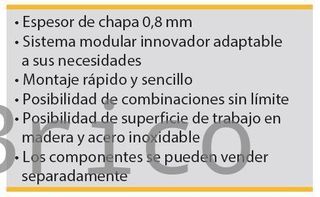 Conjunto Taller 7 Módulos S/Inox Alyco