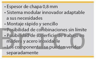 Conjunto Taller 7 Módulos S/Madera Alyco