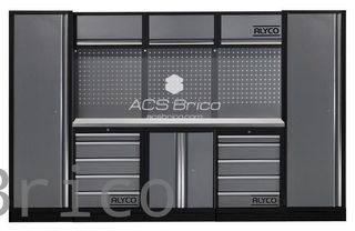 Conjunto Taller 5 Módulos S/Acero Inox Alyco 199995