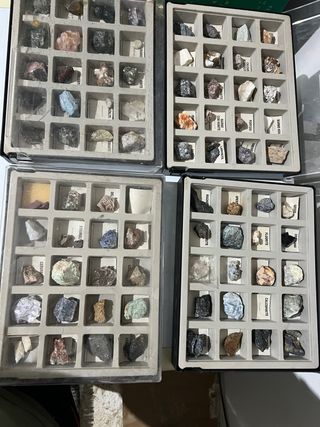 Collezione minerali e pietre