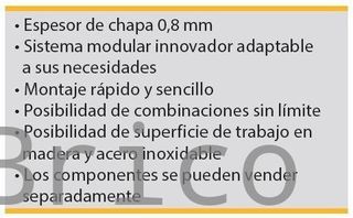 Conjunto Taller 5 Módulos S/Madera Alyco