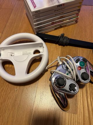 Consola Nintendo Wii Roja + juegos 