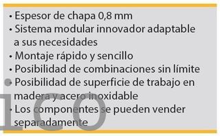 Conjunto Taller 4 Módulos S/Acero Inox Alyco 199010