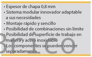 Conjunto Taller 4 Módulos S/Madera Alyco 199009