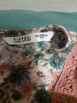 Blusa floral manga larga