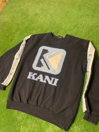 Hoodie Karl Kani Black Vintage CrewNeck