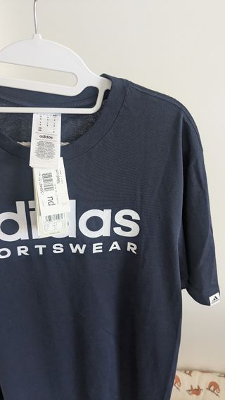 Camiseta Adidas Sportswear azul marino, Talla M