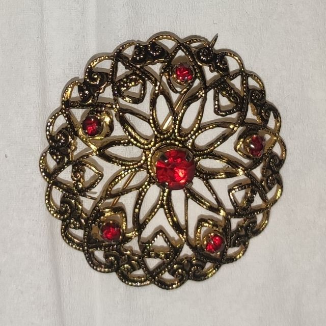 Conjunto Baturra Oro y Rojo