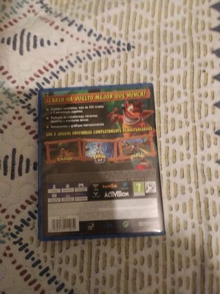 Carcasa Vacía PS4 Crash Bandicoot N. Sane Trilogy