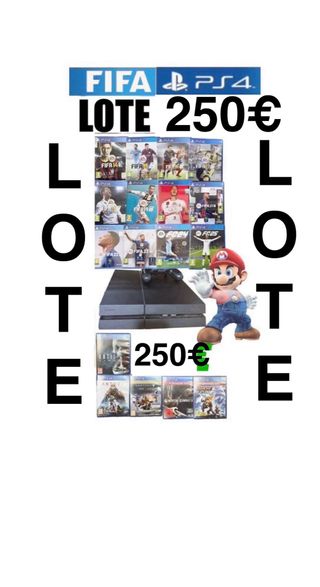 LOTE PS4  colección 12 FIFA +5 =17 juegos