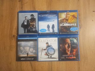 Lote 6 Películas Blu-ray: Acción y Aventura