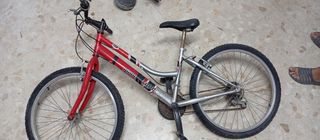 Bicicleta Globe Trotter Roja y Plata