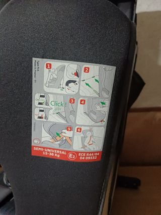 Silla de coche Isofix para niño