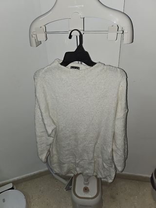Jersey largo blanco Basics