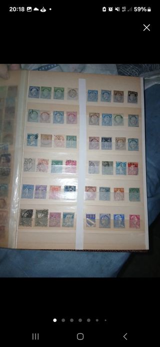 48 TIMBRES FRANCE Francia SELLOS  Siglo XIX