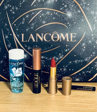 Lancôme pack facial + maquillaje