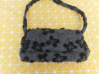 Bolso y bufanda de lana