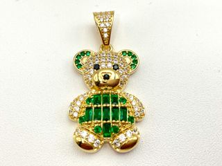colgante oro 18k con circonita