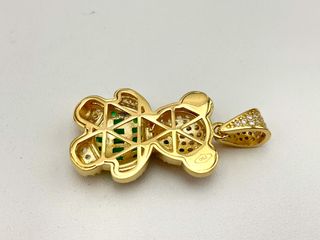 colgante oro 18k con circonita