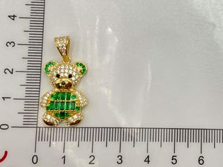 colgante oro 18k con circonita
