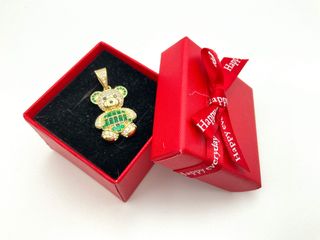 colgante oro 18k con circonita
