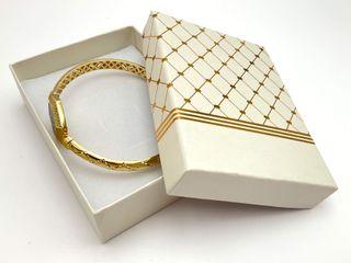 brazalete oro 18k con circonita