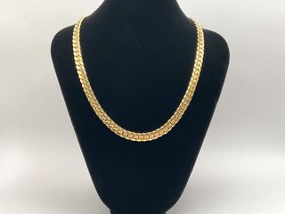 cadena oro 18k con circonita 25cm