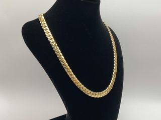 cadena oro 18k con circonita 25cm