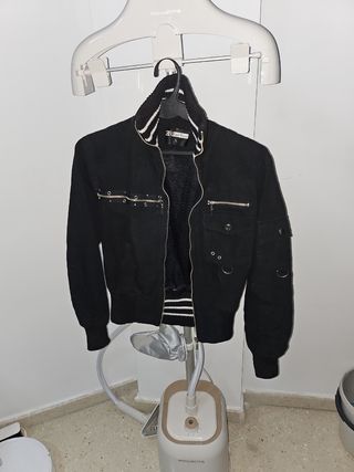 Chaqueta Bomber East Rider Negra Talla L