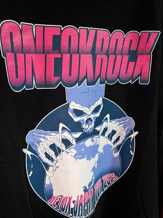 Camiseta y pulsera ONE OK ROCK 2025 Detox Japan XL