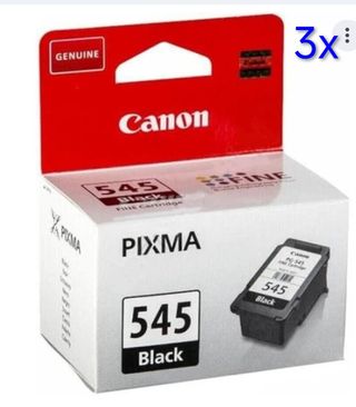 Lote 5 tintas Canon PIXMA 545 y 546