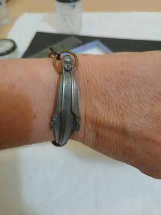 Bracciale vintage artigianale religioso