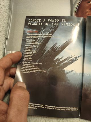 El Planeta de los Simios DVD Tim Burton