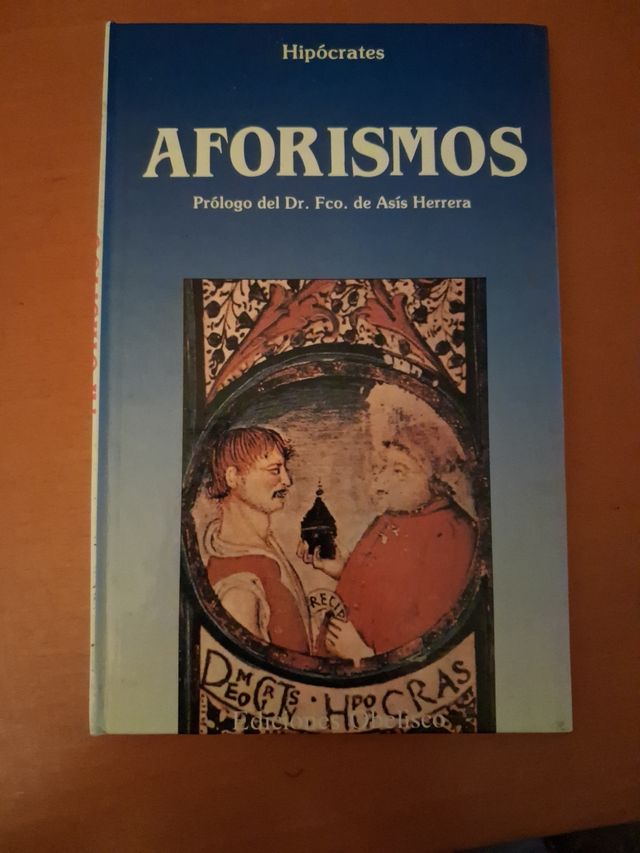 Libro Aforismos Hipócrates