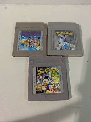 Pokemon Plata y Duck Tales 2 Game Boy