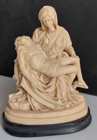 Statua Pietà Michelangelo A.Santini 18cm