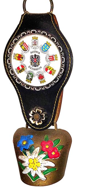 Campanaccio decorato Austria vintage