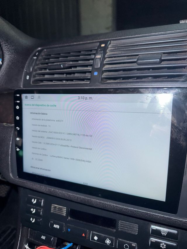 Pantalla 8"  bluetooth, usb, navegador. bmw e46