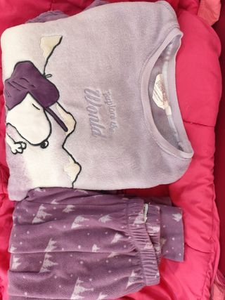Pijama Snoopy Peanuts Women'secret Morado