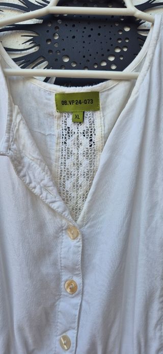 Vestido blanco HHG talla XL