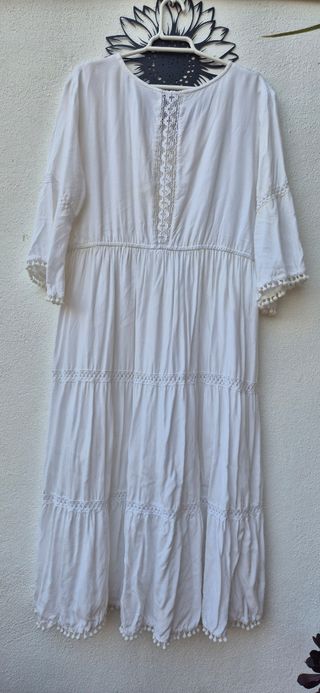 Vestido blanco HHG talla XL