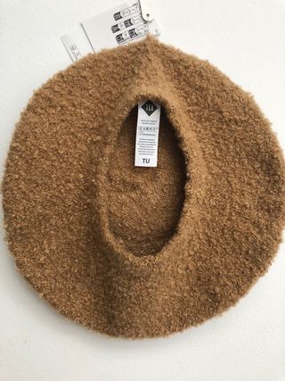 Boina de borreguito Camel